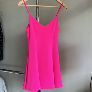 Saks Fifth Avenue Pink Mini Dress